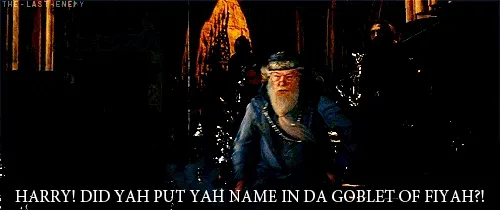 Dumbledore from Goblet of Fire